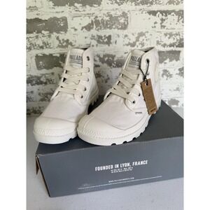 Palladium Pampa Hi Shoes Womens Size 7.5‎ Canvas Lace Up Boots Outdoor 92352